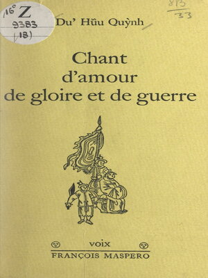 cover image of Chant d'amour, de gloire et de guerre